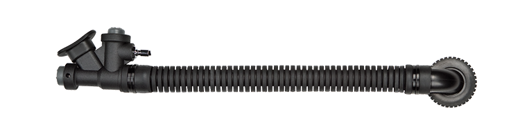 COMPLETE INFLATOR WITH CORRUGATED HOSE