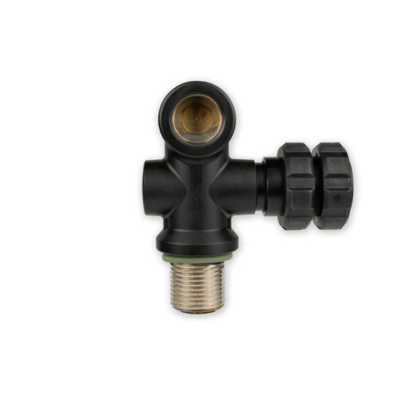 IC Valve 90° / DarkLine / Air 232 bar / left - NAUTEC