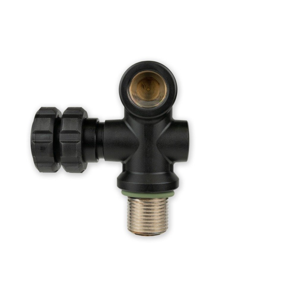 IC Valve 90° / DarkLine / Air 232 bar / right - NAUTEC