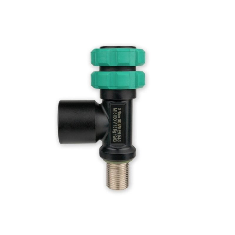 S Valve / Nitrox 300 / M18 / DarkLine - NAUTEC