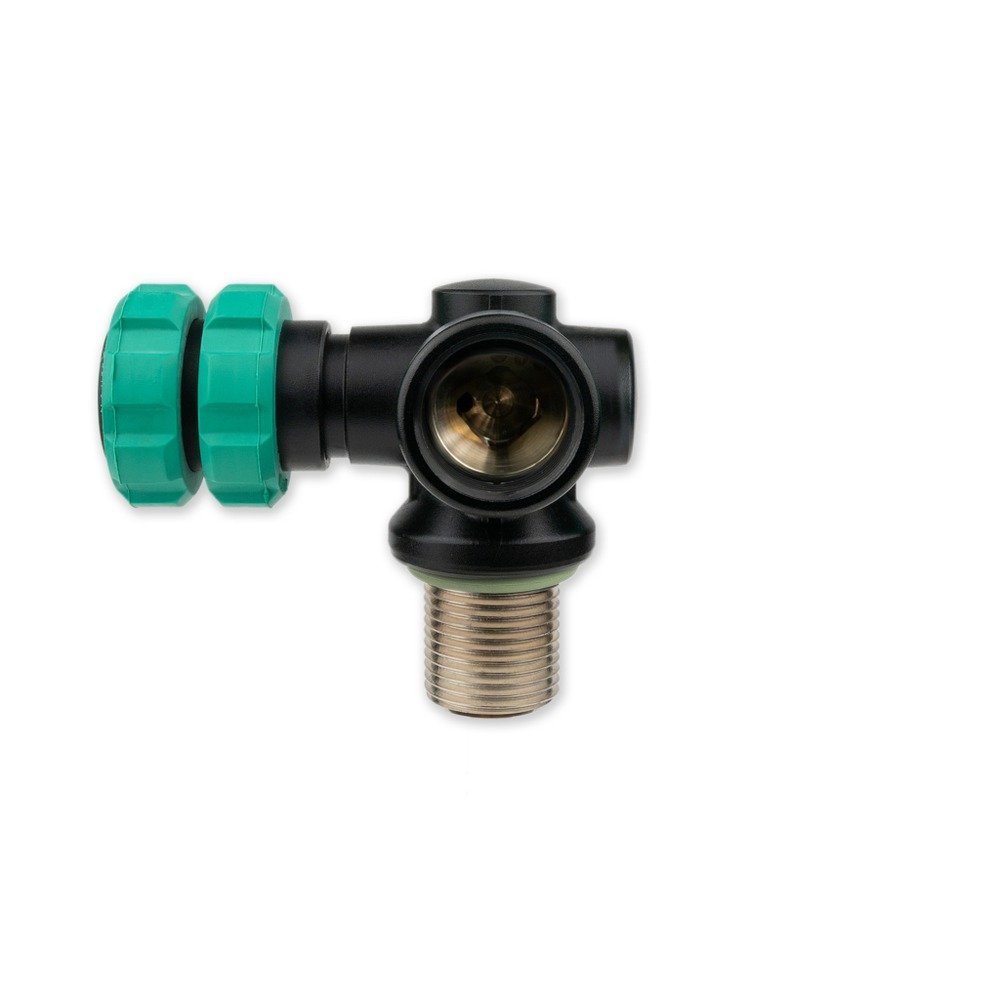 90° Valve / DarkLine / Nitrox 300 / M25 / right - NAUTEC