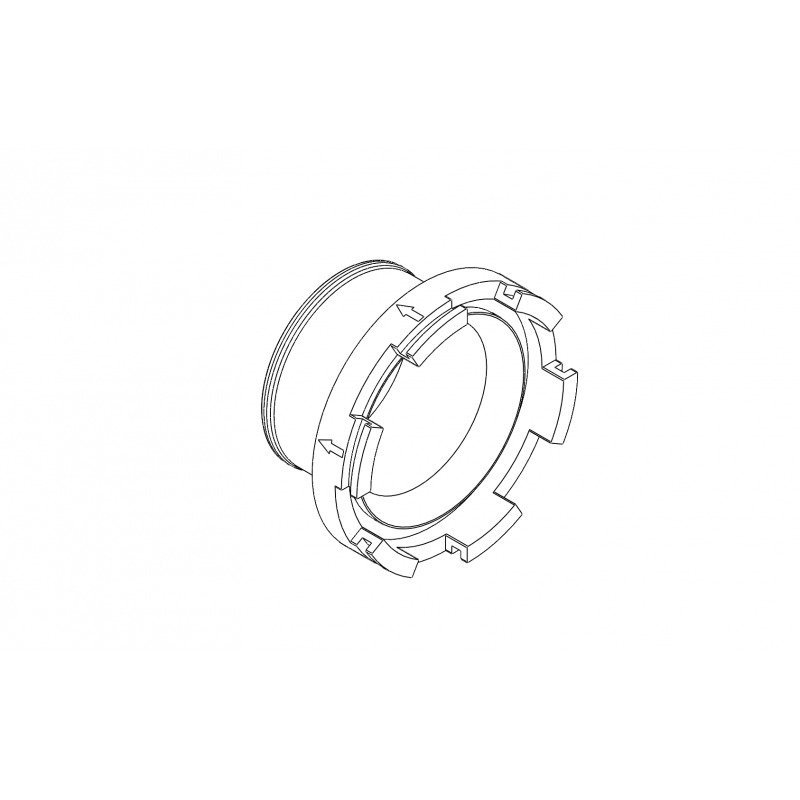 Mouthpiece, straight nipple 34.3 x 18 mm — exhale