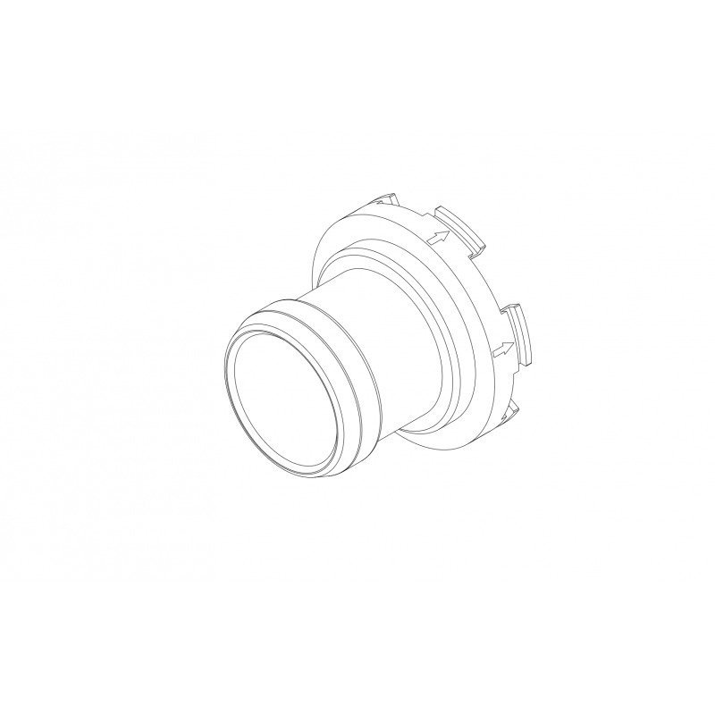 Mouthpiece, straight nipple 30.5 x 32 mm — inhale