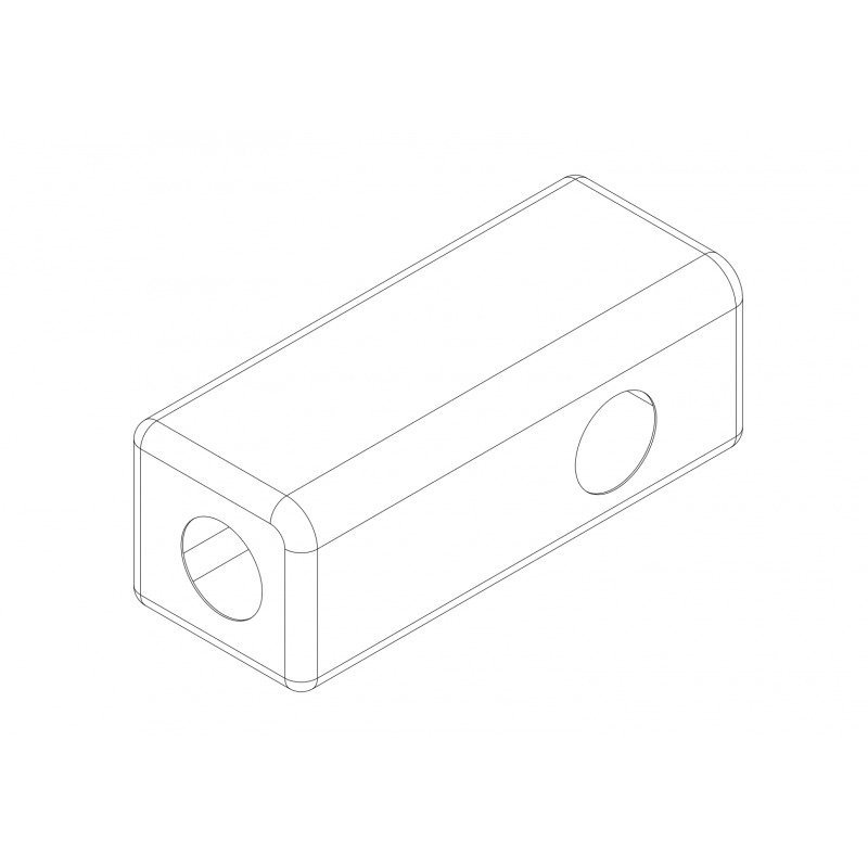 Sidemount CCR, counterlung, exhale (right) bladder (3 holes)