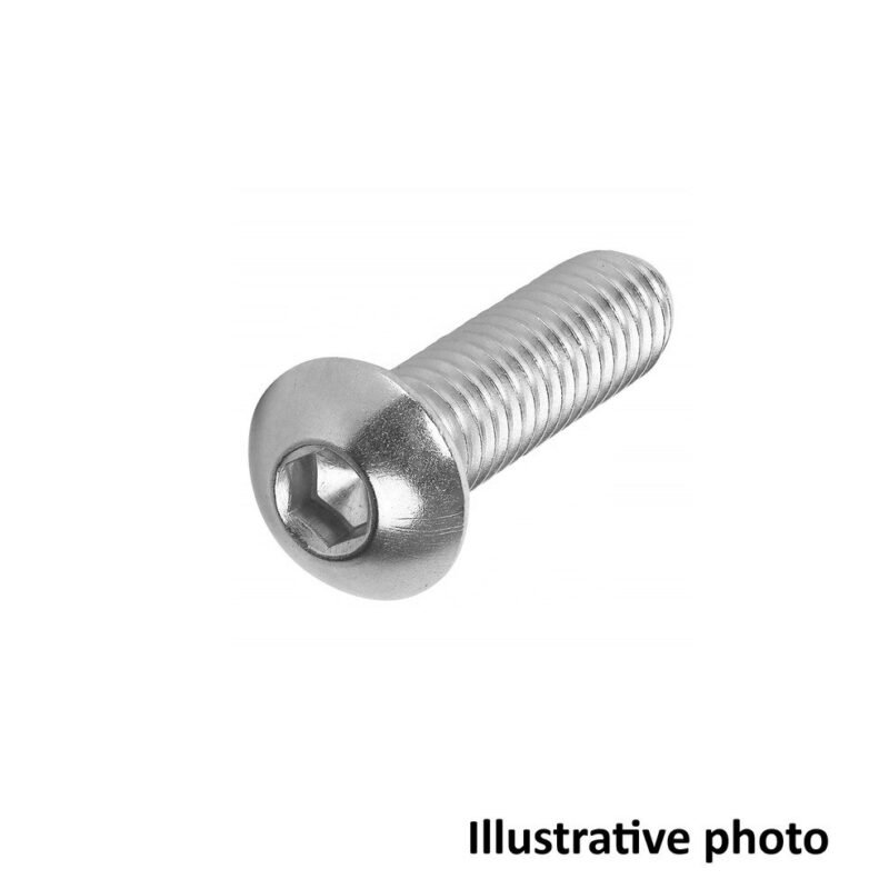 Screw M3 x 8, flat head, stainless