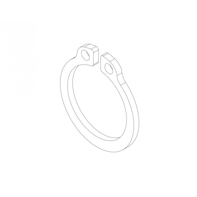 Retaining ring DIN 471, shaft Ø12 mm