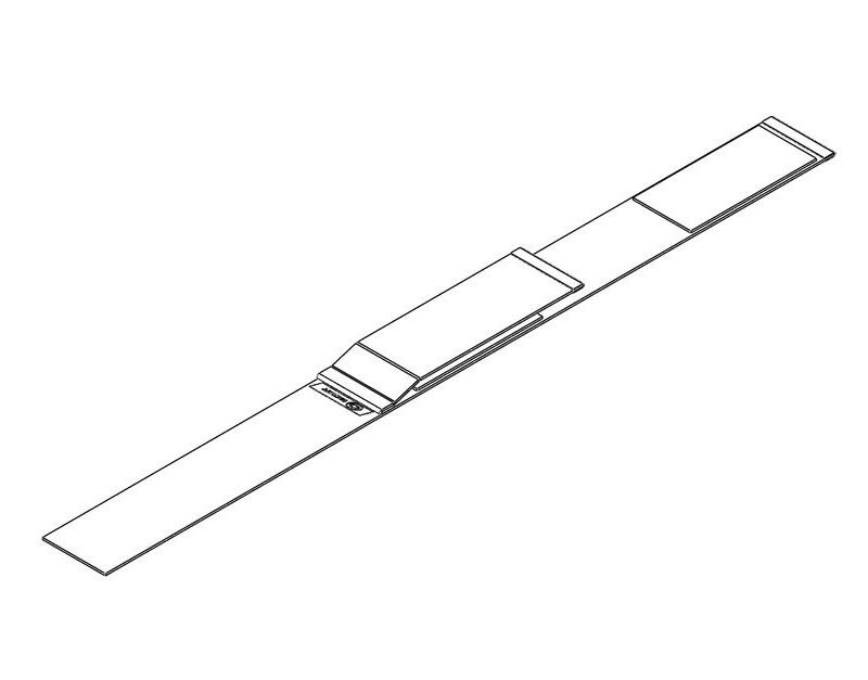 Heavy, canister strap left