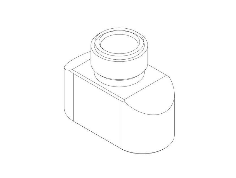 Hose splitter  9/16-18 -> 2x 3/8-24
