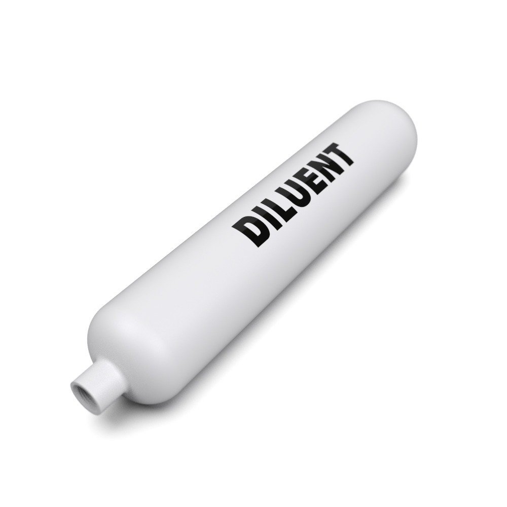 Cylinder 3L 300 bar, steel, DIL