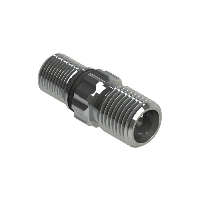Axial oxygen connector for sidemount unit