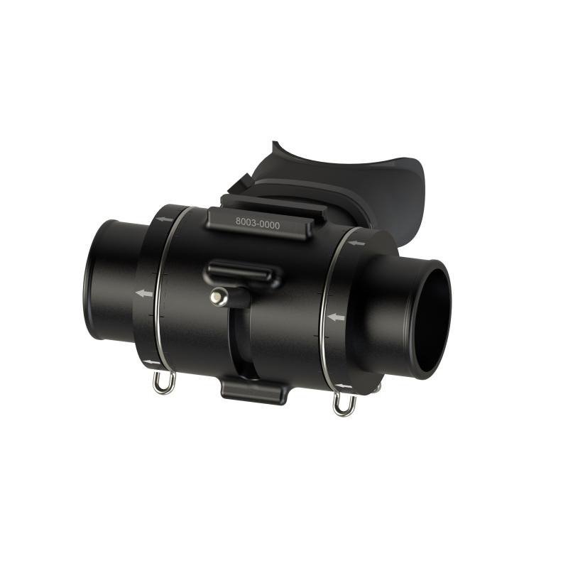 DSV with hose nipples 38.1 mm, 1 1/2"