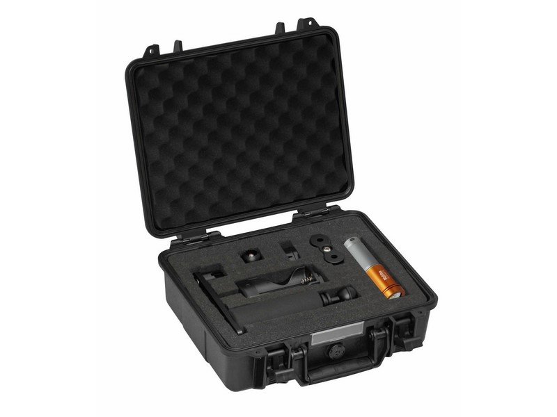 AL2600XWP II silver/orange with prot. case & single arm tray, Black Molly V (model 2023, last pieces)