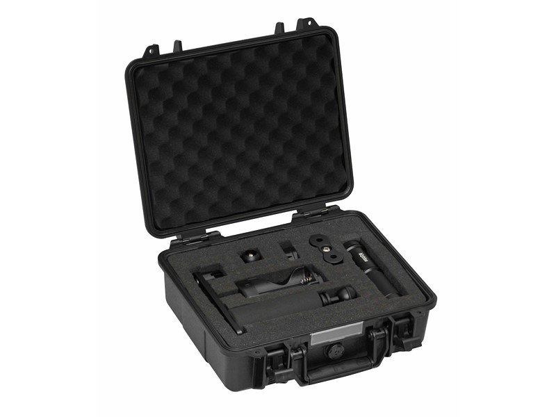 AL2000XWP Tri Color black with prot. case & single arm tray, Black Molly VI