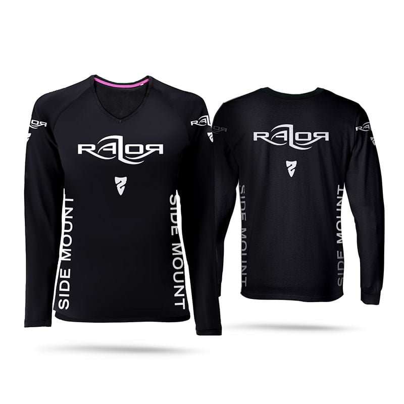 RAZOR SIDE MOUNT LONG SLEEVE WOMAN BODY FIT